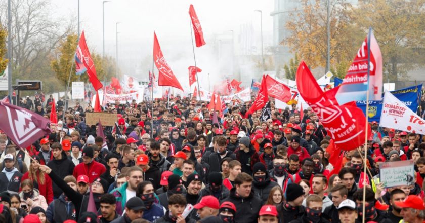 Workers launch strikes as Germany frets over industrial future