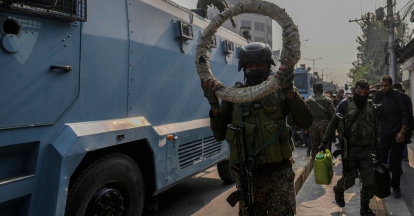 Indian troops kill 3 suspected rebels in disputed Kashmir