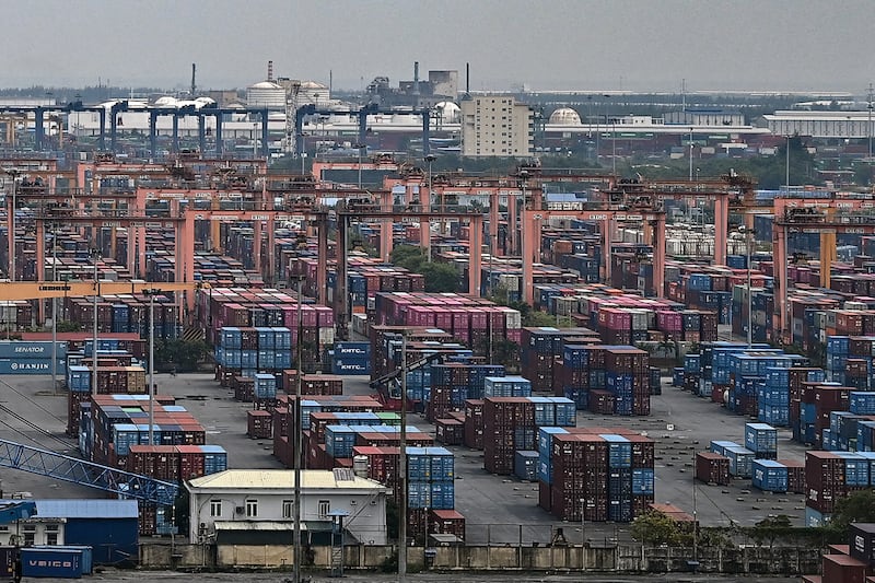 Dinh Vu port in Hai Phong, Vietnam, Sept. 6, 2024.