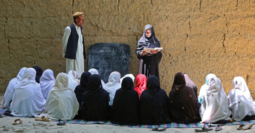 Afghan girls turn to online learning, defying Taliban education ban 